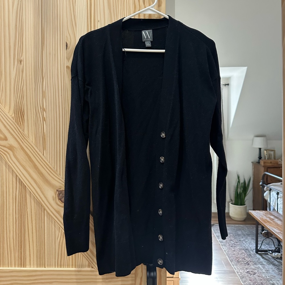 Worthington Elegant Black Cardigan